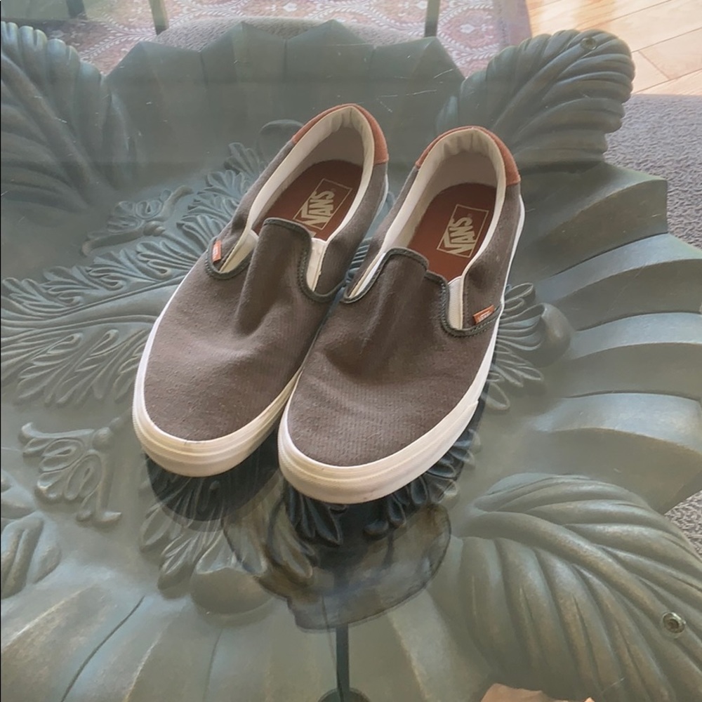 Worn once beautiful Van slip ons